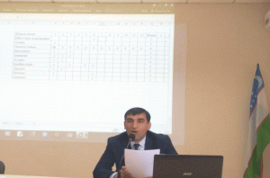 Жобир Ахмедов дарс жараёнида