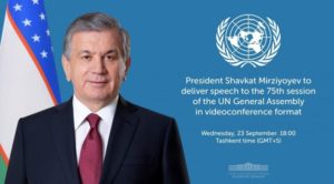 President of the Republic of Uzbekistan Shavkat Mirziyoyev