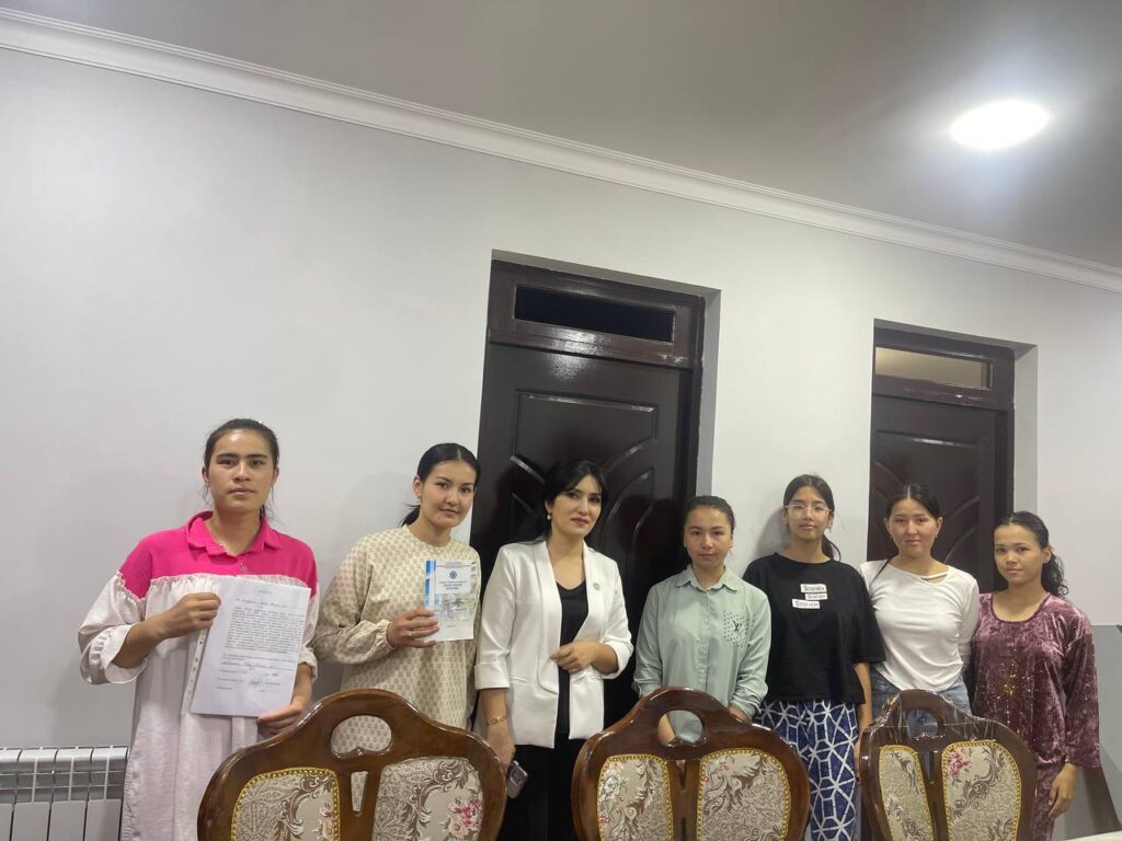 Ijara uylarida istiqomat qilayotgan talaba-qizlar bilan uchrashuv