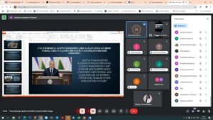 Korrupsiyaga qarshi kurashga doir o‘quv mashg‘uloti bo‘lib o‘tdi