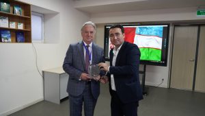 espublika ilmiy-amaliy tibbiy ekspertiza va reabilitatsiya markazi direktori, taniqli olim, tibbiyot fanlari doktori, professor Smychek Vasiliy Borisovich rasmiy tashrif buyurdilar
