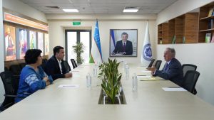 espublika ilmiy-amaliy tibbiy ekspertiza va reabilitatsiya markazi direktori, taniqli olim, tibbiyot fanlari doktori, professor Smychek Vasiliy Borisovich rasmiy tashrif buyurdilar