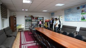 Rektor talabalar yotoqxonasidagi sharoitlar bilan tanishdi
