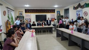 Rektor talabalar yotoqxonasidagi sharoitlar bilan tanishdi