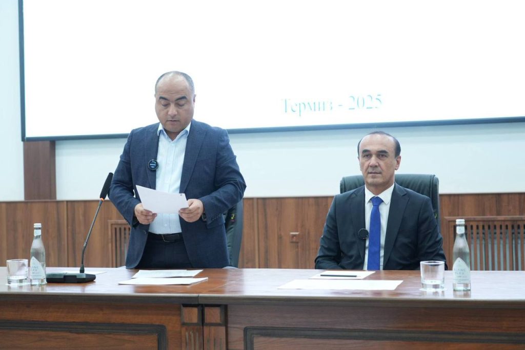 Ayni damda Toshkent davlat tibbiyot universiteti rektori Shuxrat Boymuradov boshchiligidagi delegatsiya Termiz filialida uchrashuv va muzokaralar olib bormoqda.