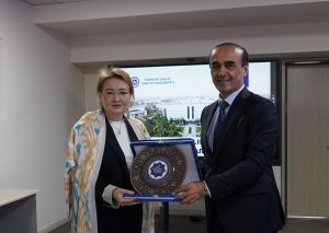 Toshkent davlat tibbiyot univresitetiga Janubiy Qozog‘iston tibbiyot akademiyasi rektori tashrif buyurdi