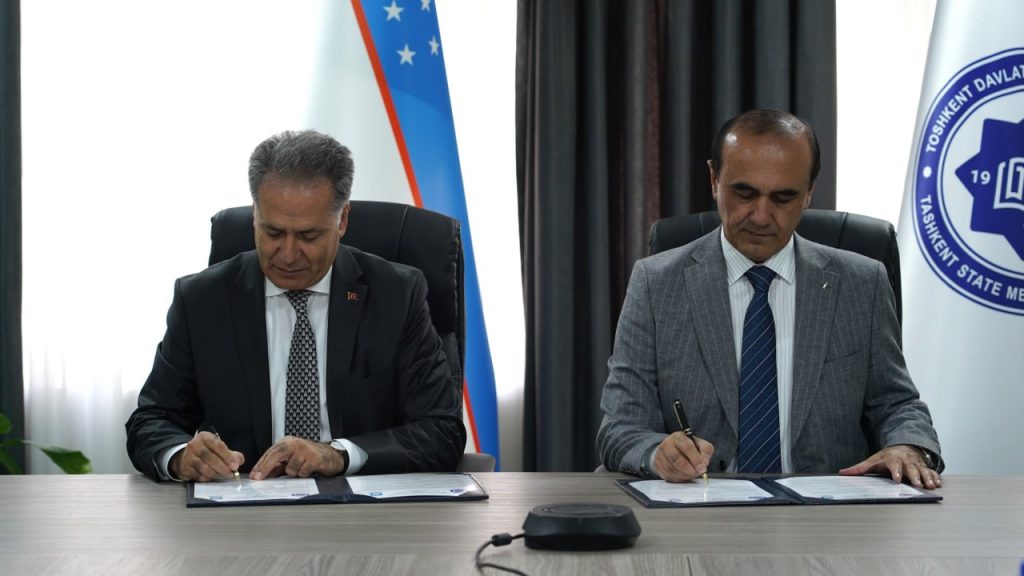 Turkiya İnönü Universiteti rektori boshchiligidagi delegatsiya Toshkent davlat tibbiyot universitetiga tashrif buyurdi