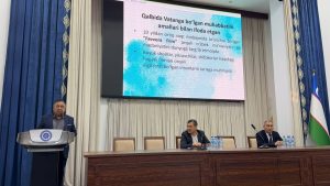 “21-oktabr – O‘zbek tili bayrami kuni” munosabati bilan navbatdagi “Ma’rifat darsi” bo‘lib o‘tdi