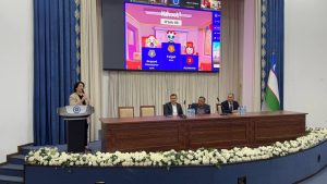 “21-oktabr – O‘zbek tili bayrami kuni” munosabati bilan navbatdagi “Ma’rifat darsi” bo‘lib o‘tdi