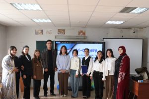 Bugun Xalqaro fakulteti Pedagogika va psixologiya kafedrasi tomonidan 21-oktabr O’zbek tiliga Davlat tili maqomi berilgan kun munosabati bilan tadbir tashkil etildi.